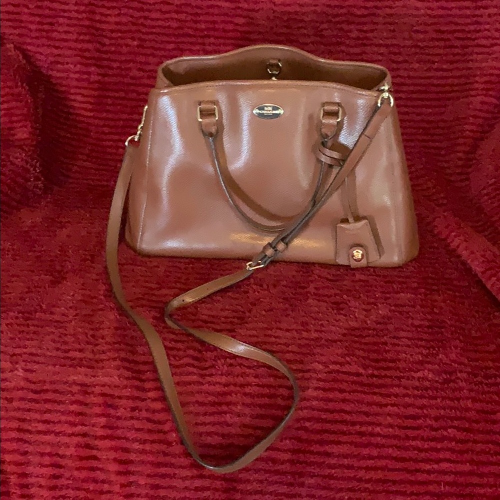 Authentic Coach Purse Camel color